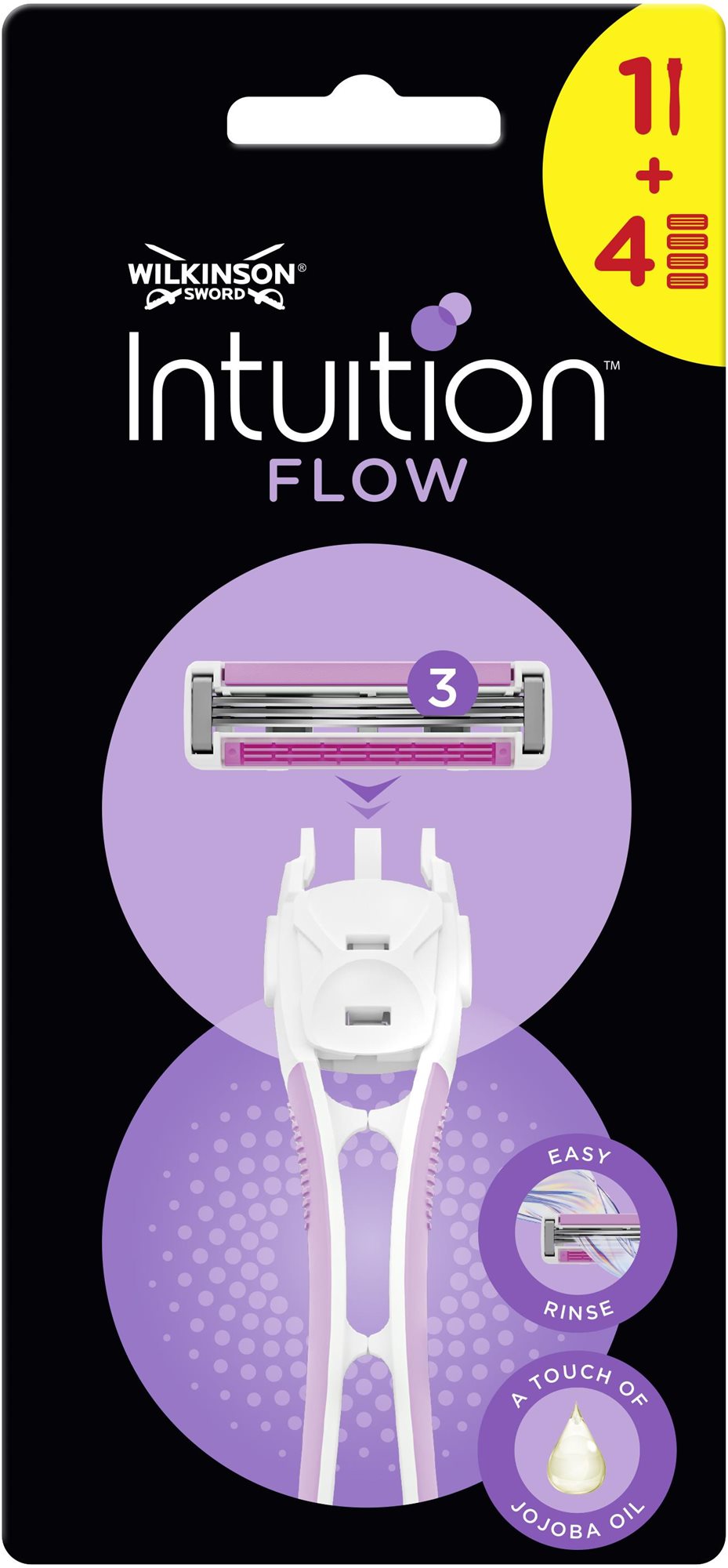 WILKINSON Intuition Flow Hybrid + 4 náhradné hlavice Dámsky holiaci...
