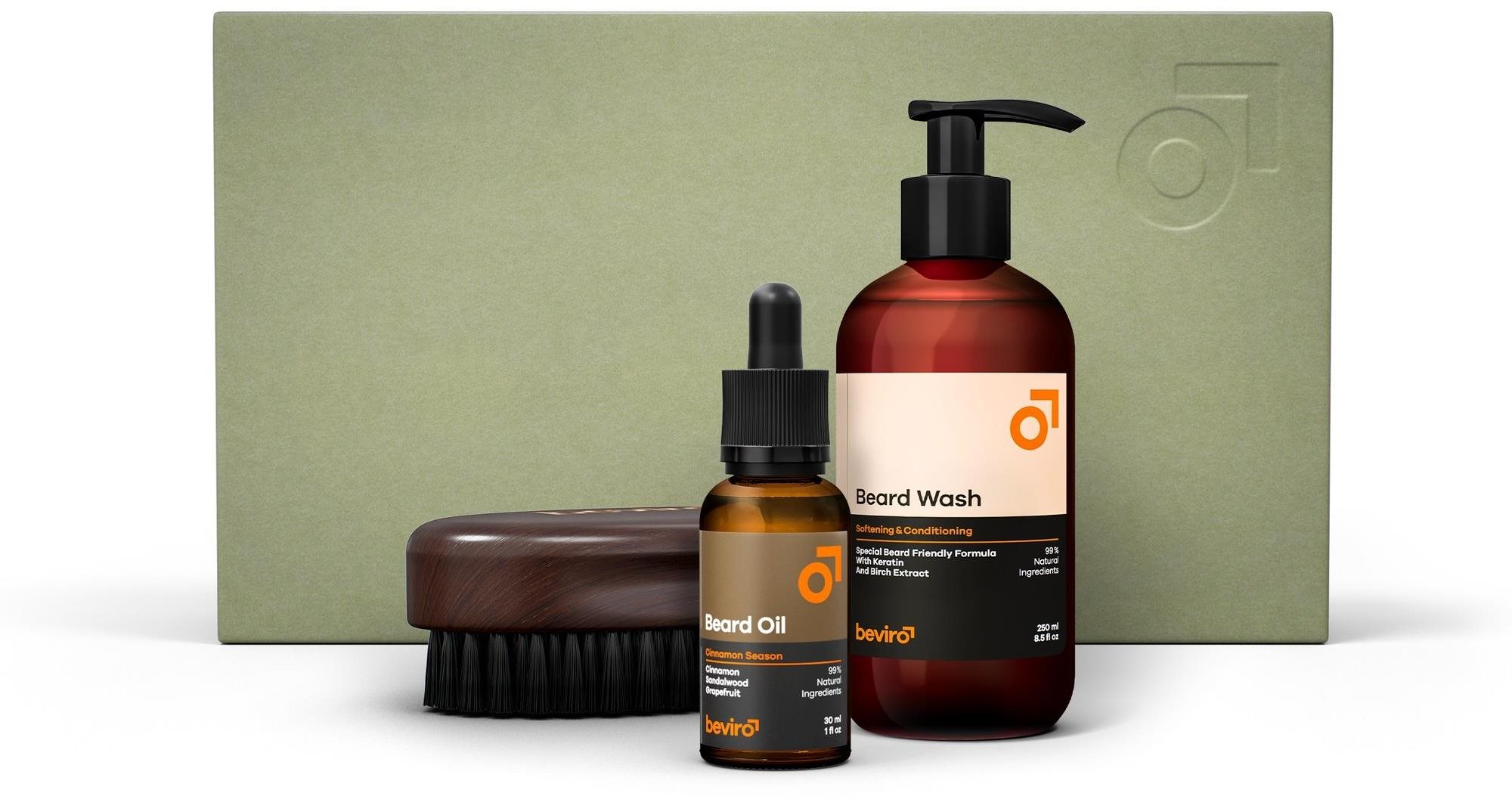 BEVIRO Cinnamon Season Beard Care Kit 280 ml Pánska kozmetická...