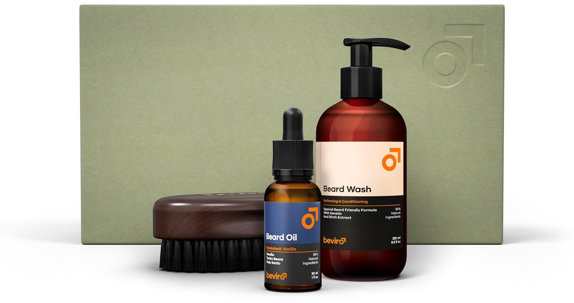BEVIRO Honkatonk Vanilla Beard Care Kit 280 ml Férfi kozmetikai szett