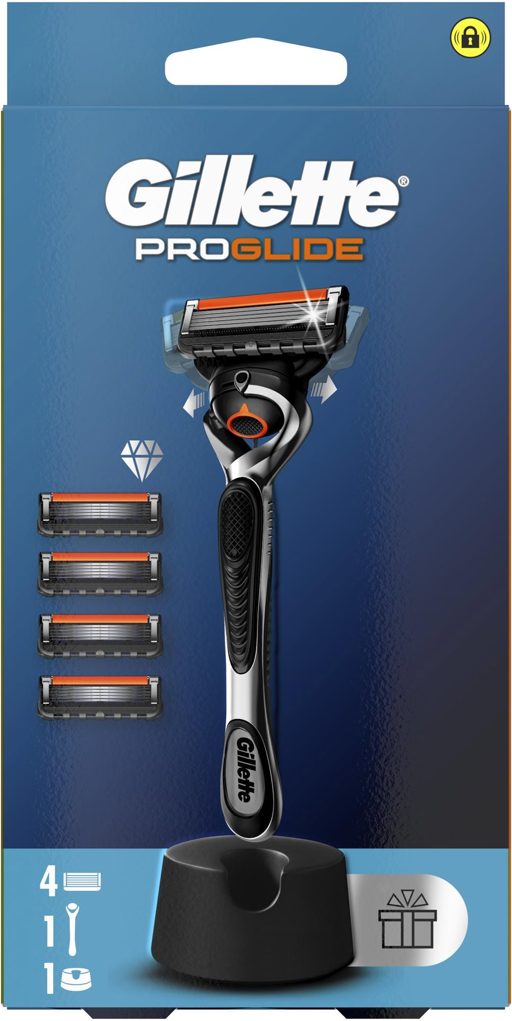 GILLETTE ProGlide + 4db fej Borotva