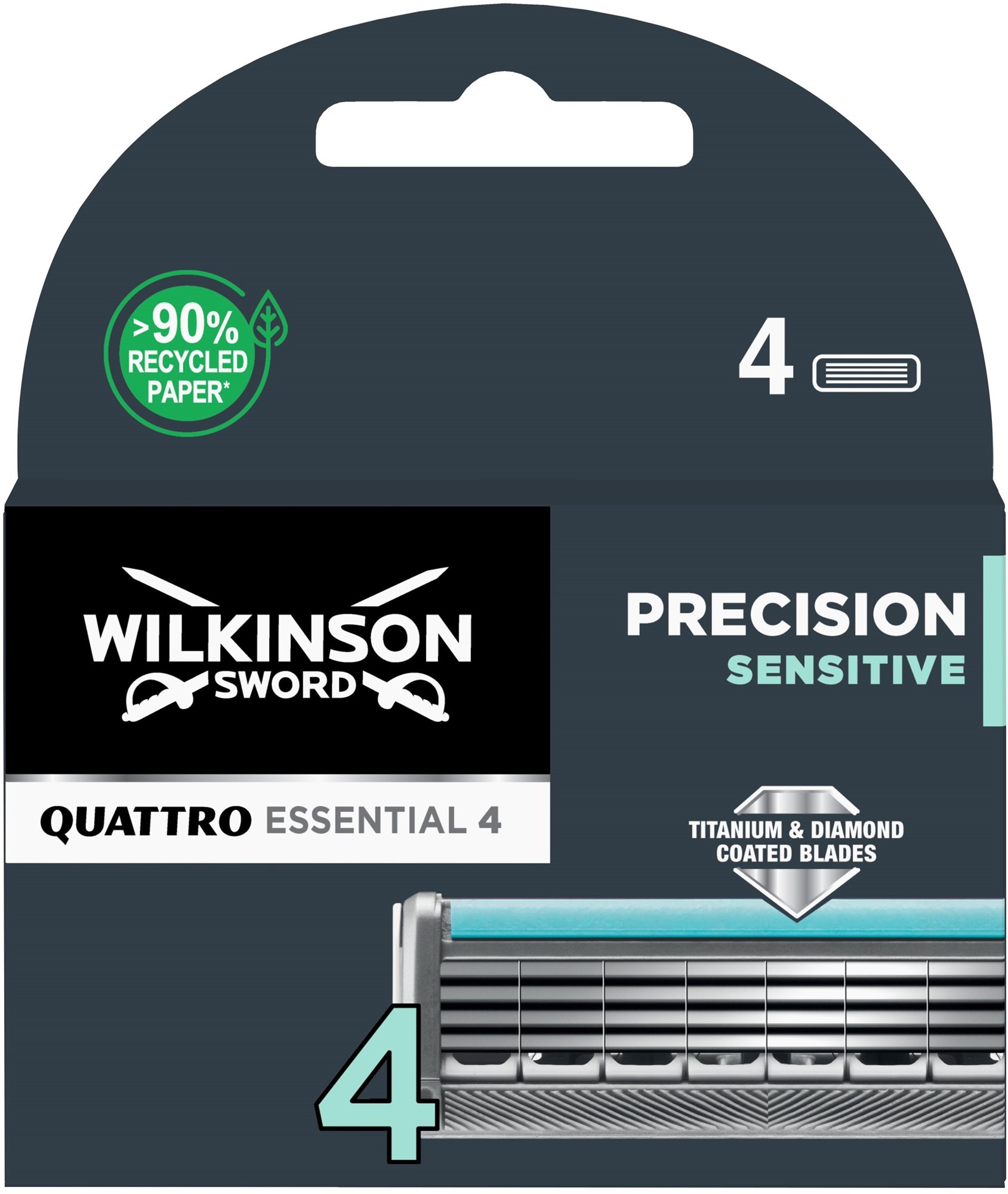 WILKINSON Quattro Essential Precision Sensitive 4 ks Pánske...