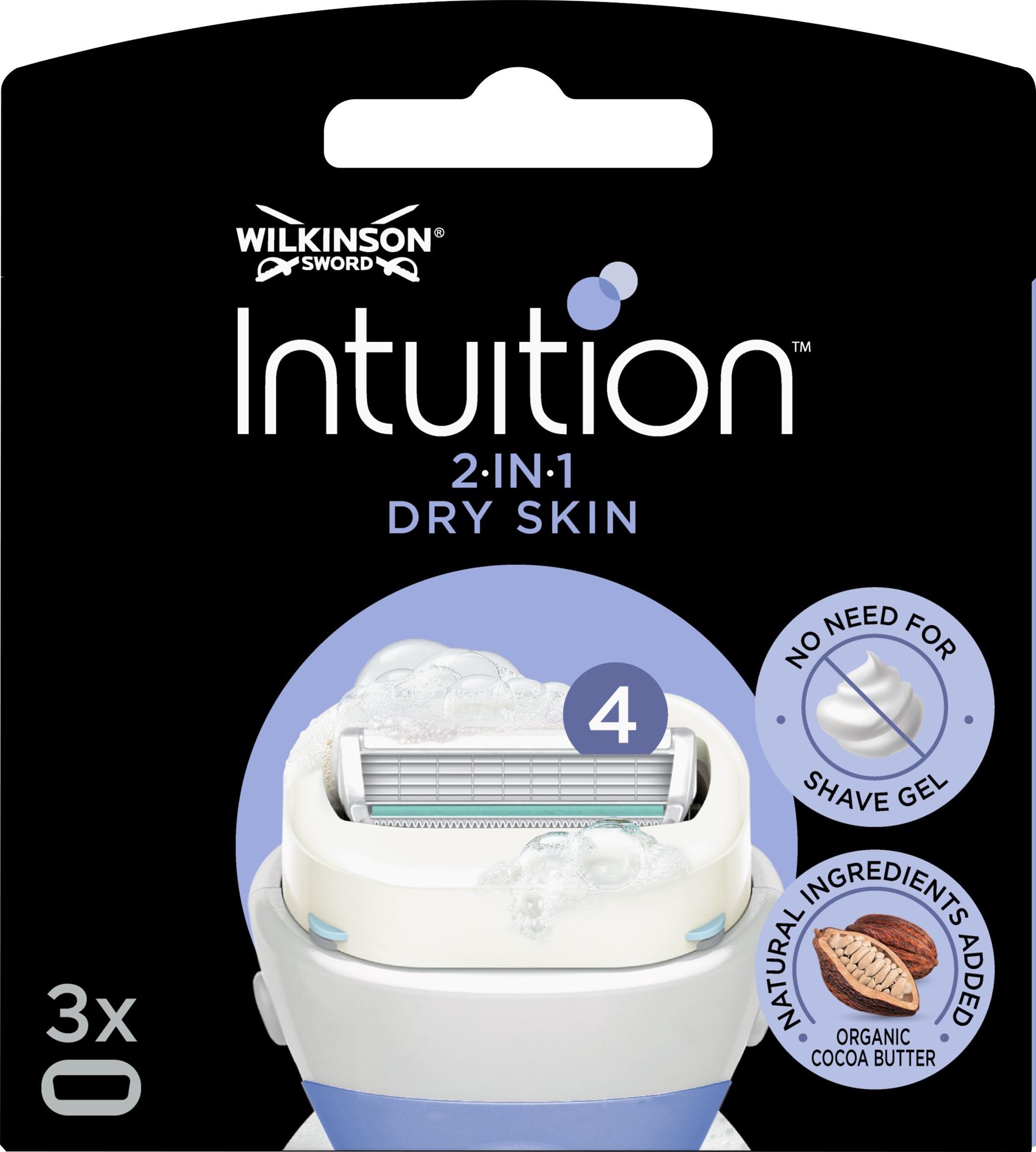 WILKINSON Intuition Dry Skin 3 ks Dámske náhradné hlavice