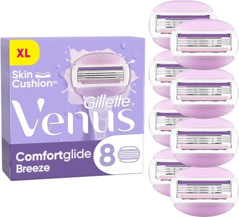 GILLETTE Venus ComfortGlide Breeze 8 ks Dámske náhradné hlavice