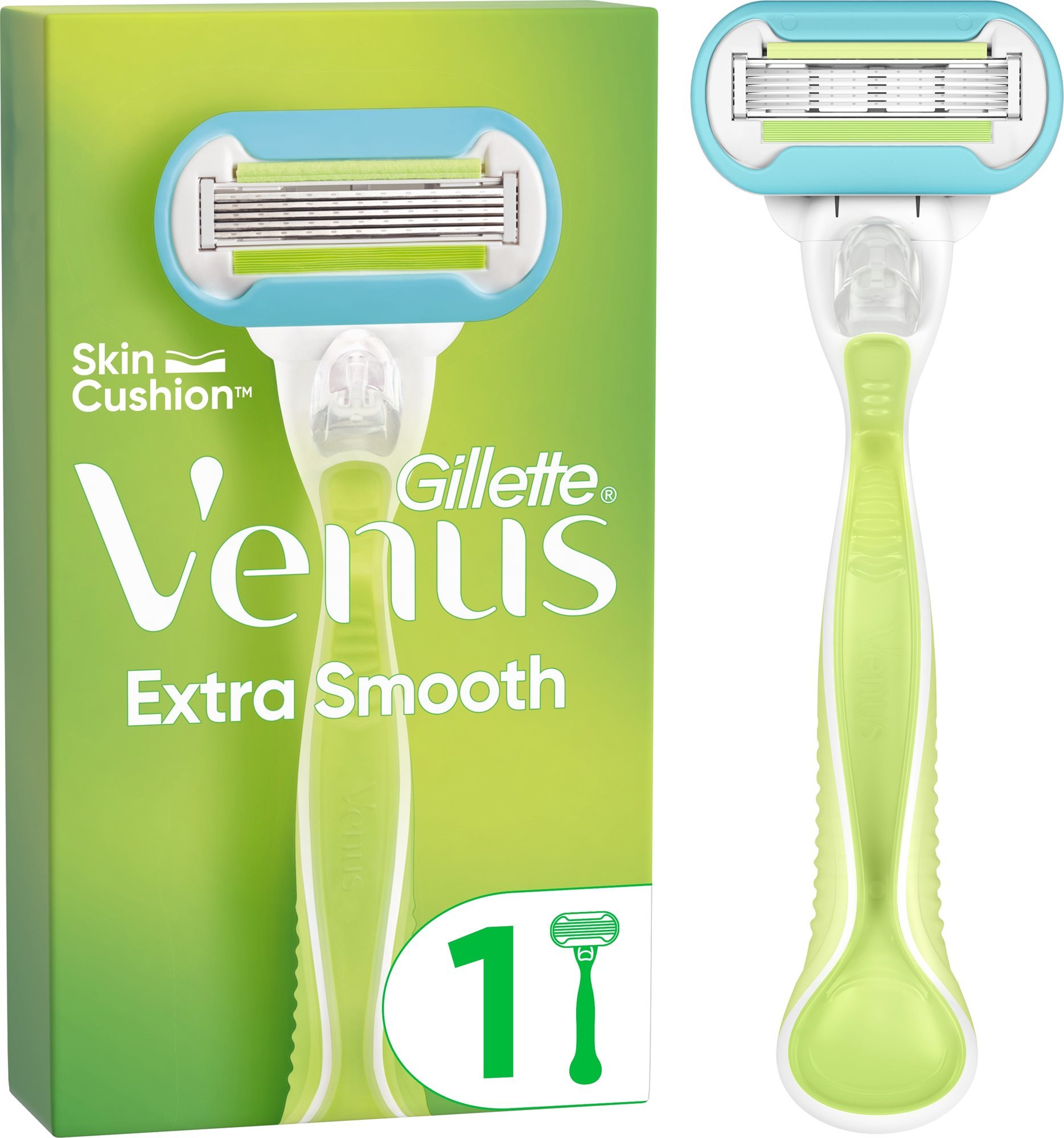 GILLETTE Venus Extra Smooth + hlavica 1 ks Dámsky holiaci strojček