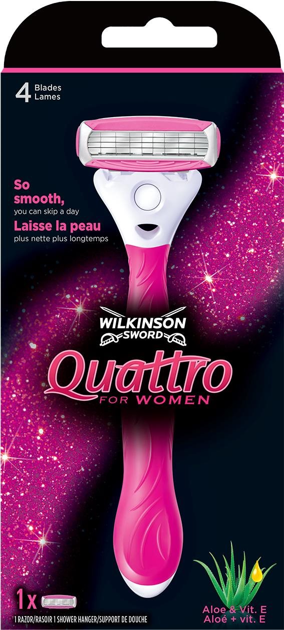 WILKINSON Quattro for Women + hlavica 1 ks Jednorazové dámske...