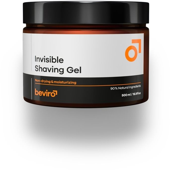 BEVIRO Transparent Shaving Gel 500 ml Gél na holenie