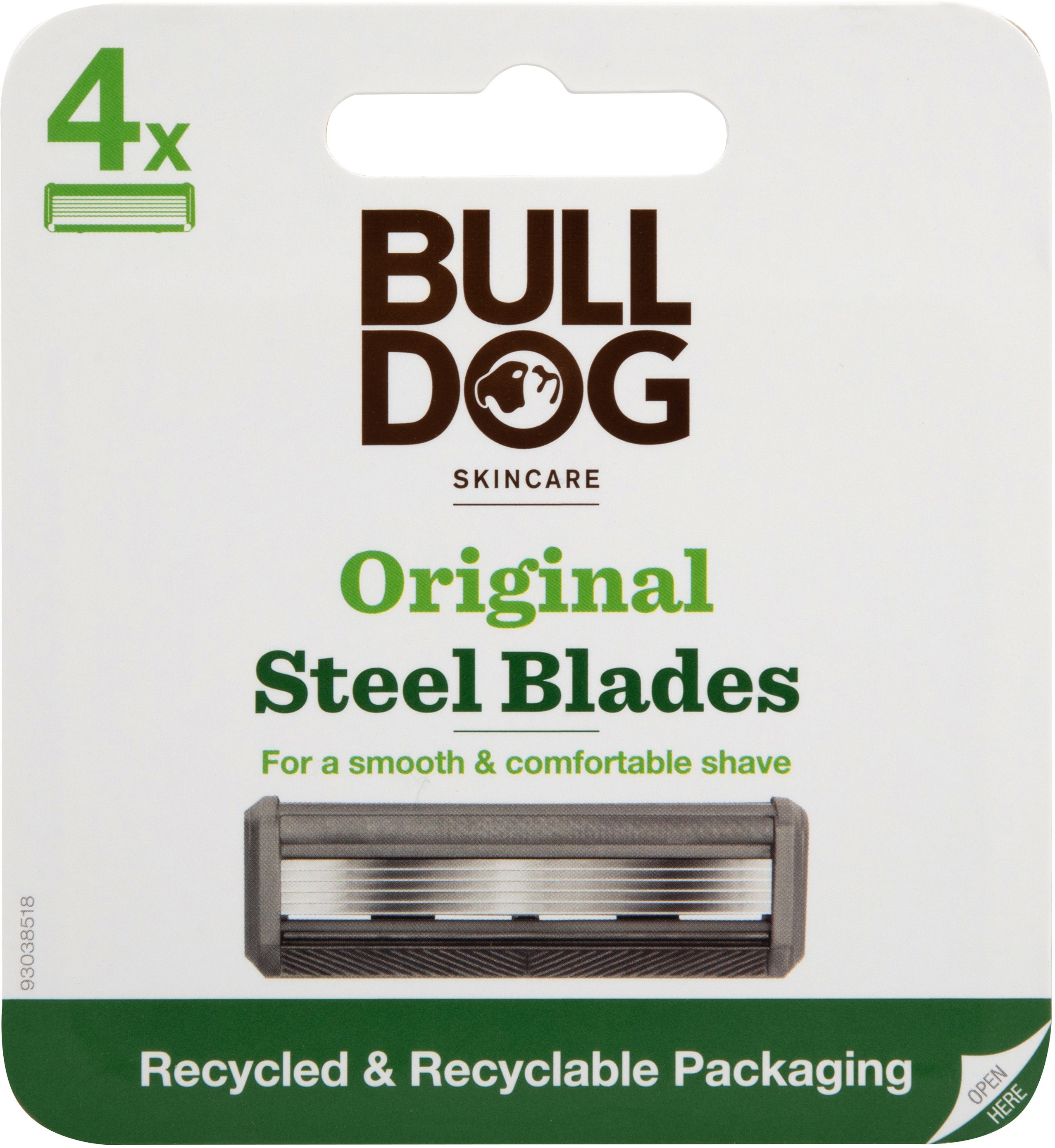 BULLDOG Original 4 ks Pánske náhradné hlavice