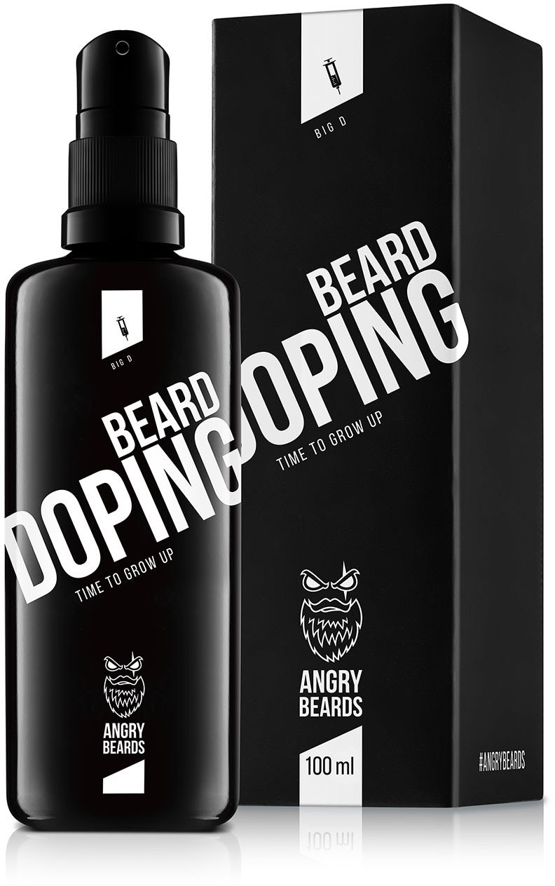 ANGRY BEARDS Beard Doping Big D 100 ml Prípravok na rast brady