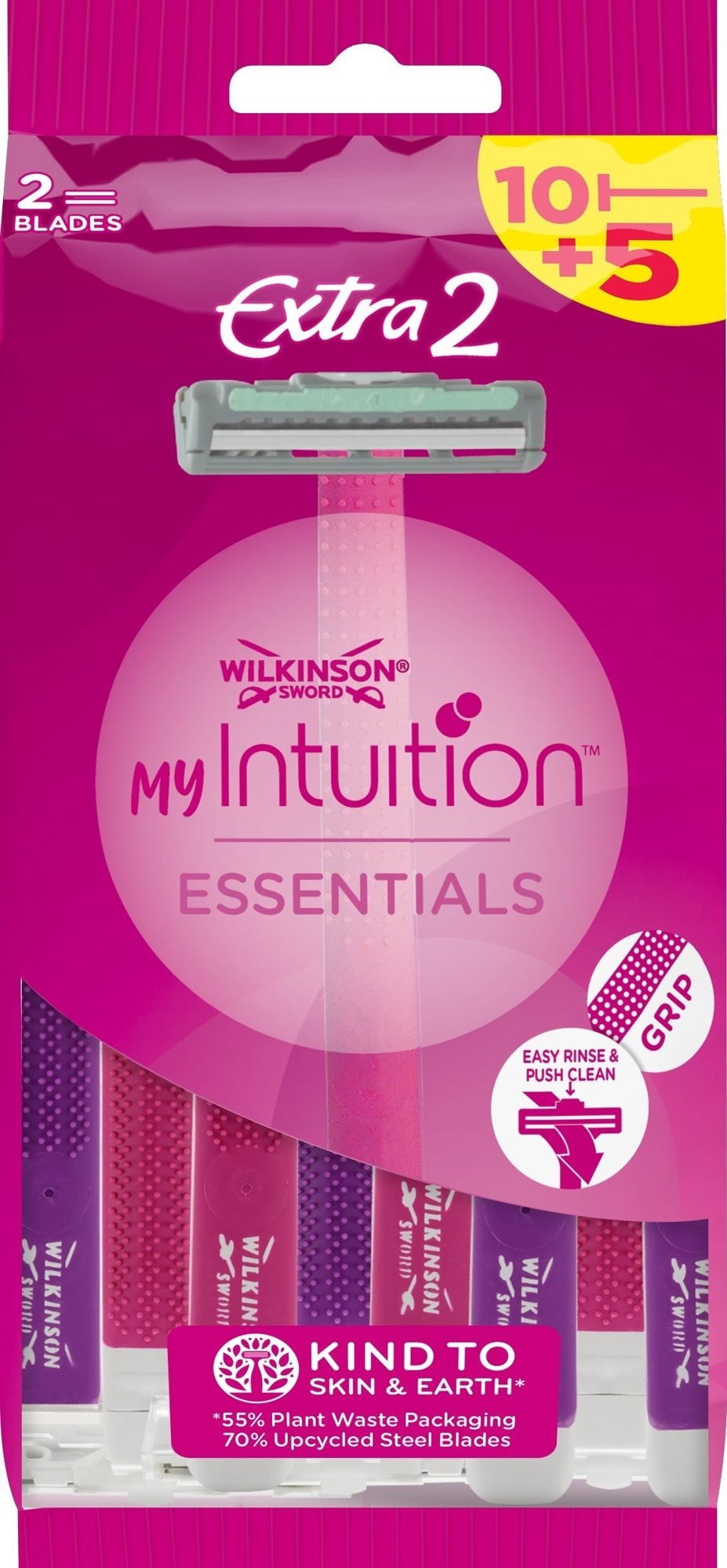 WILKINSON Extra2 Beauty 15 ks Jednorazové dámske holiace strojčeky