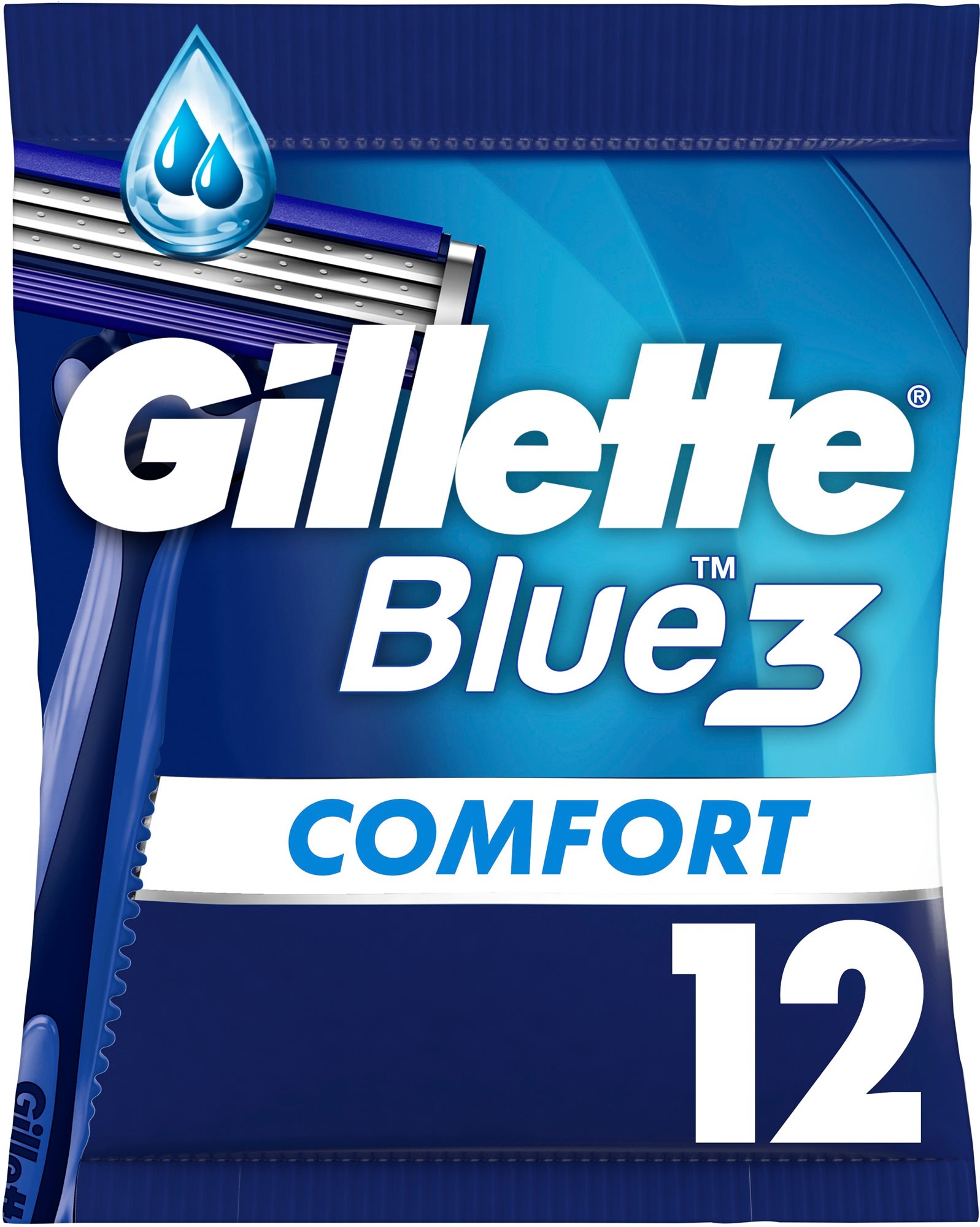 GILLETTE Blue3 Comfort 12 ks Holiaci strojček