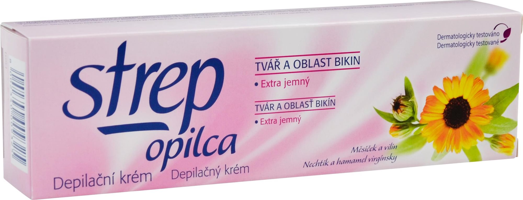 STREP Opilca Krém arca és bikini területre 75 ml Szőrtelenítő krém