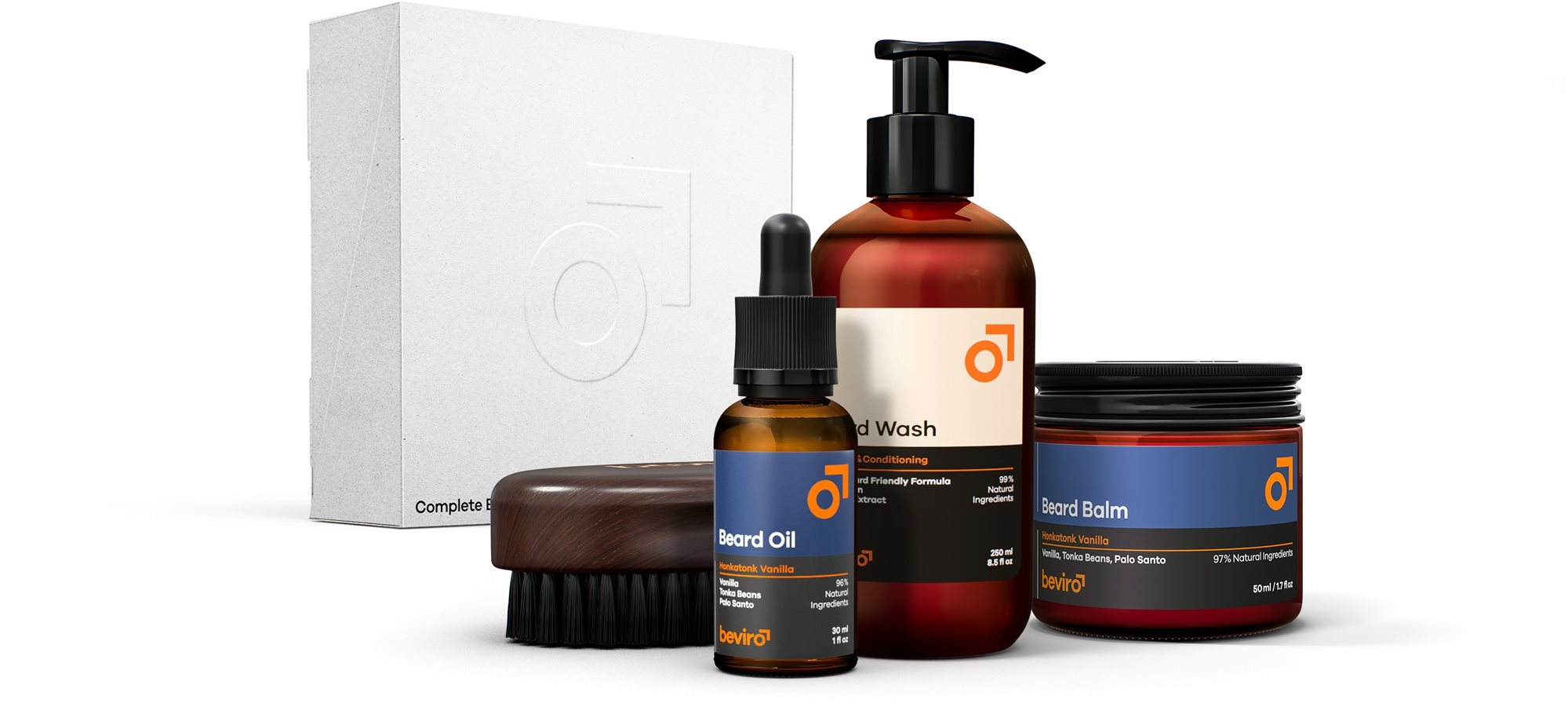 BEVIRO Complete Beard Set – Honkatonk Vanilla Darčeková sada...