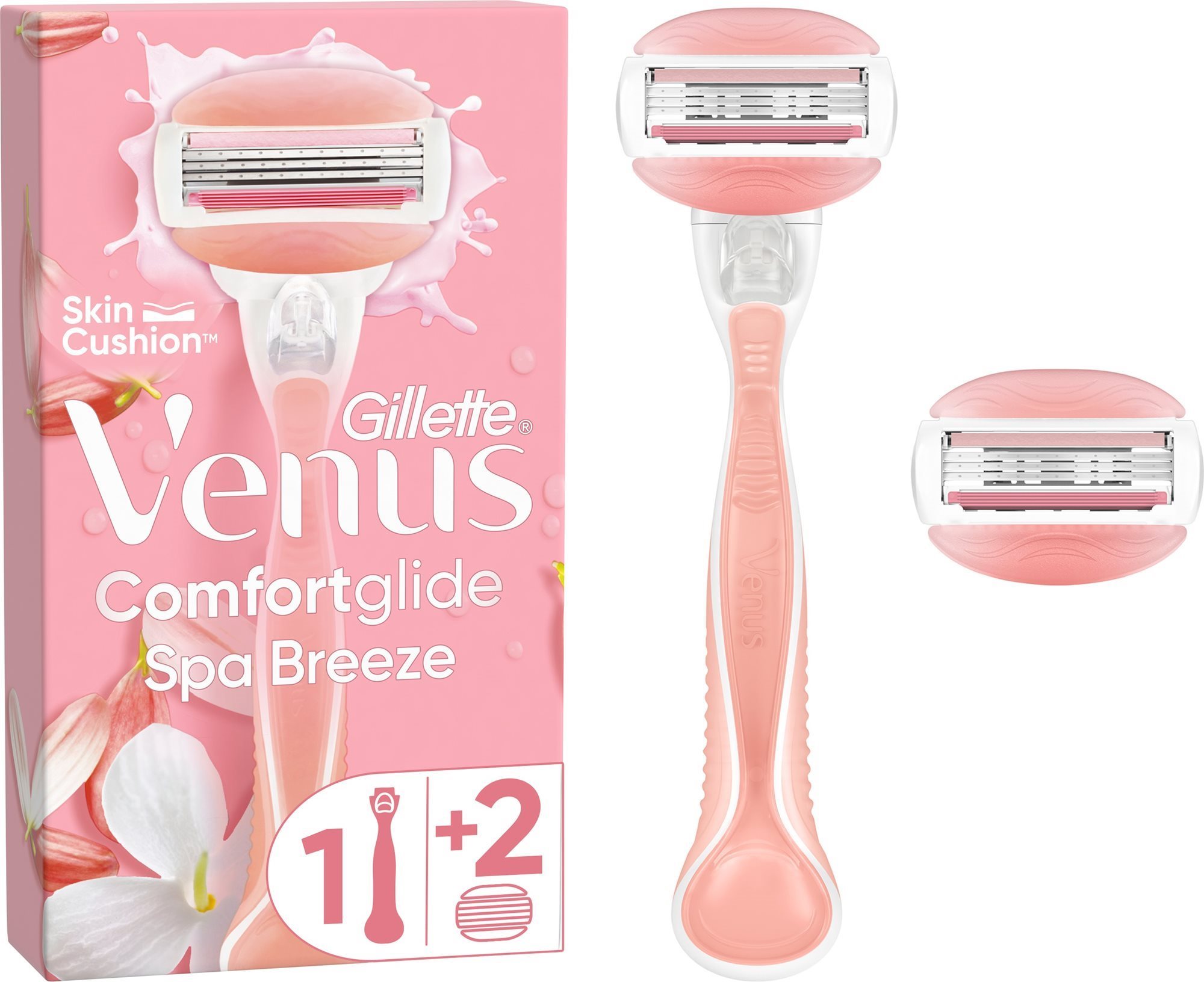 GILLETTE Venus ComfortGlide Spa Breeze Borotva - 2 borotvabetét Női...