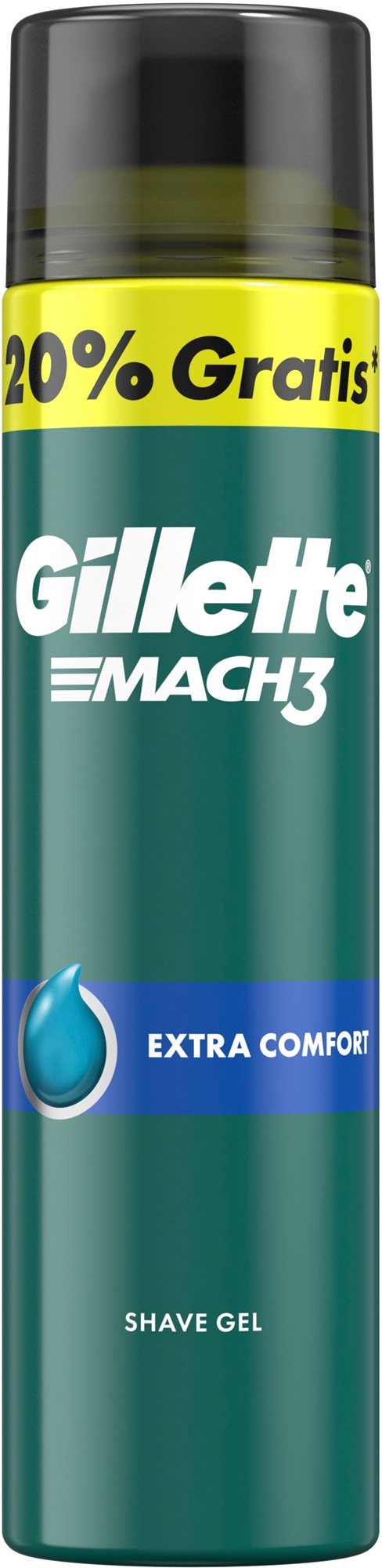 GILLETTE Mach3 Extra Comfort Pánsky gél na holenie 240 ml Gél na...