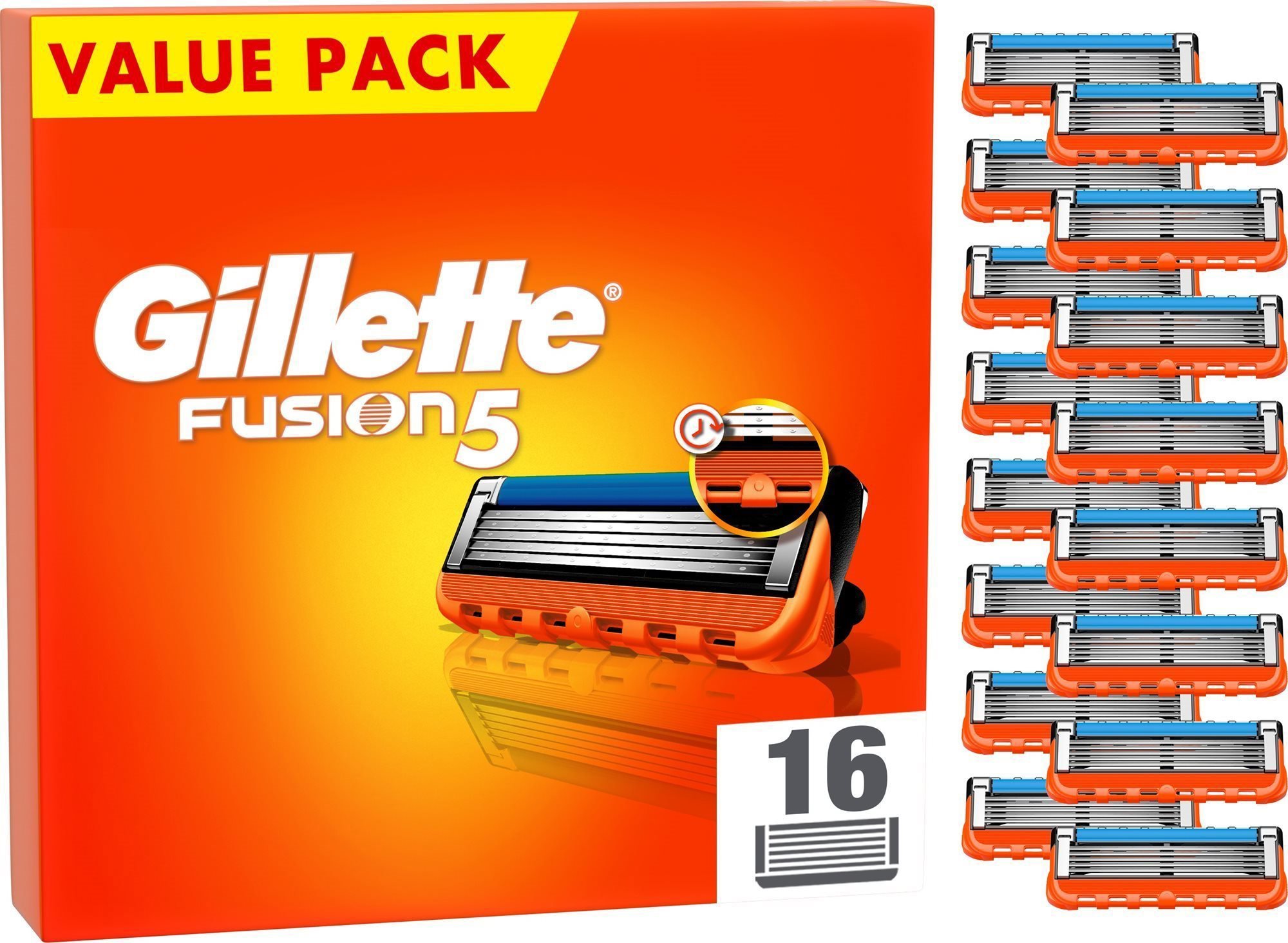 GILLETTE Fusion5 16 ks Pánske náhradné hlavice
