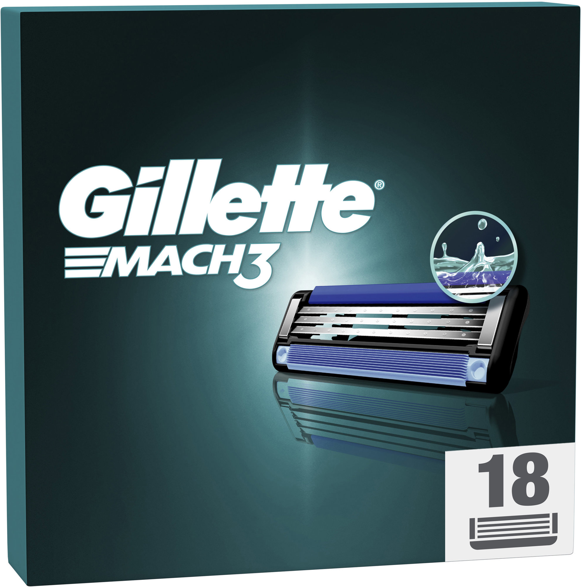 GILLETTE Mach3 18 ks Pánske náhradné hlavice