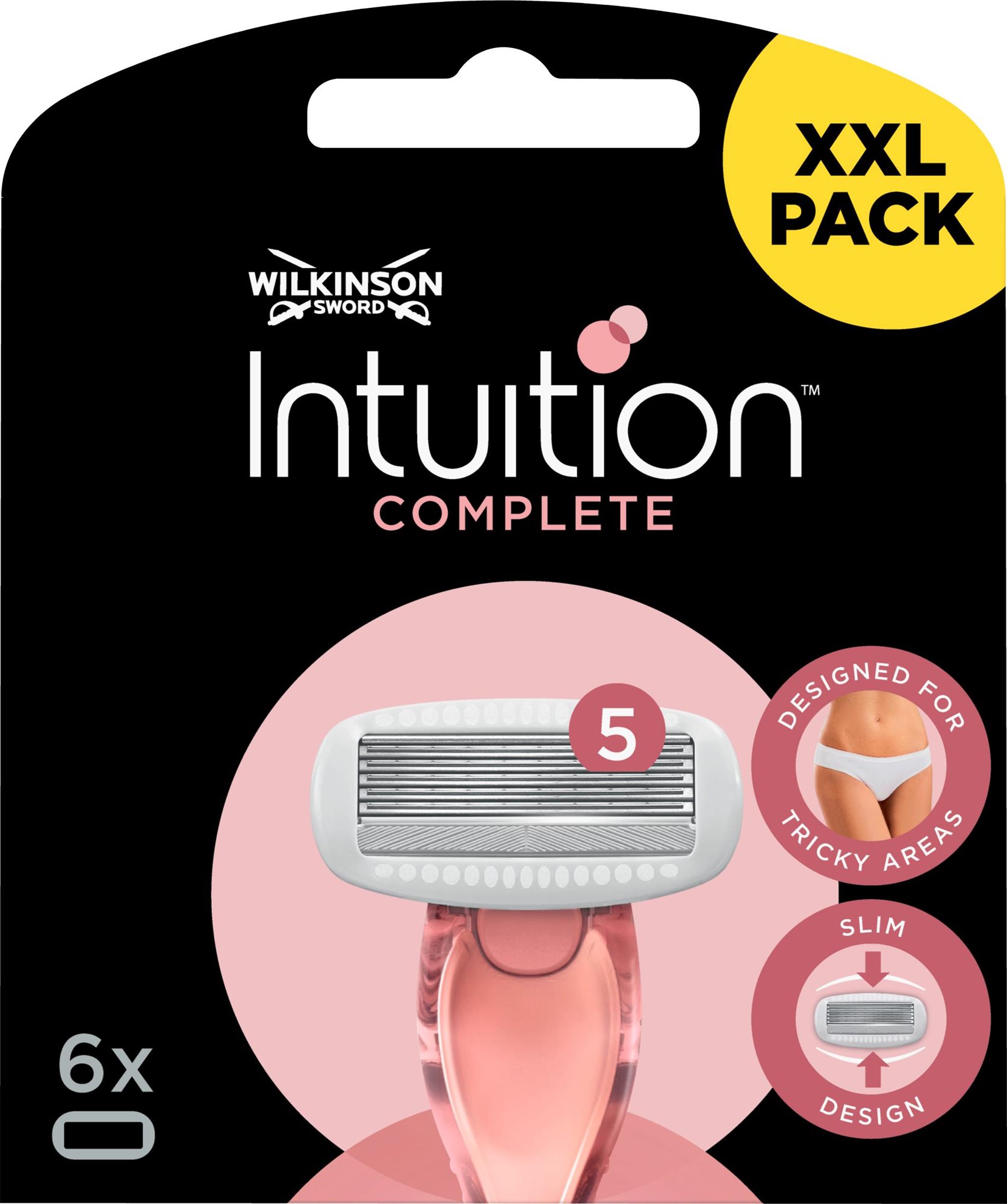WILKINSON Intuition Complete náhradné hlavice 6 ks Dámske náhradné...