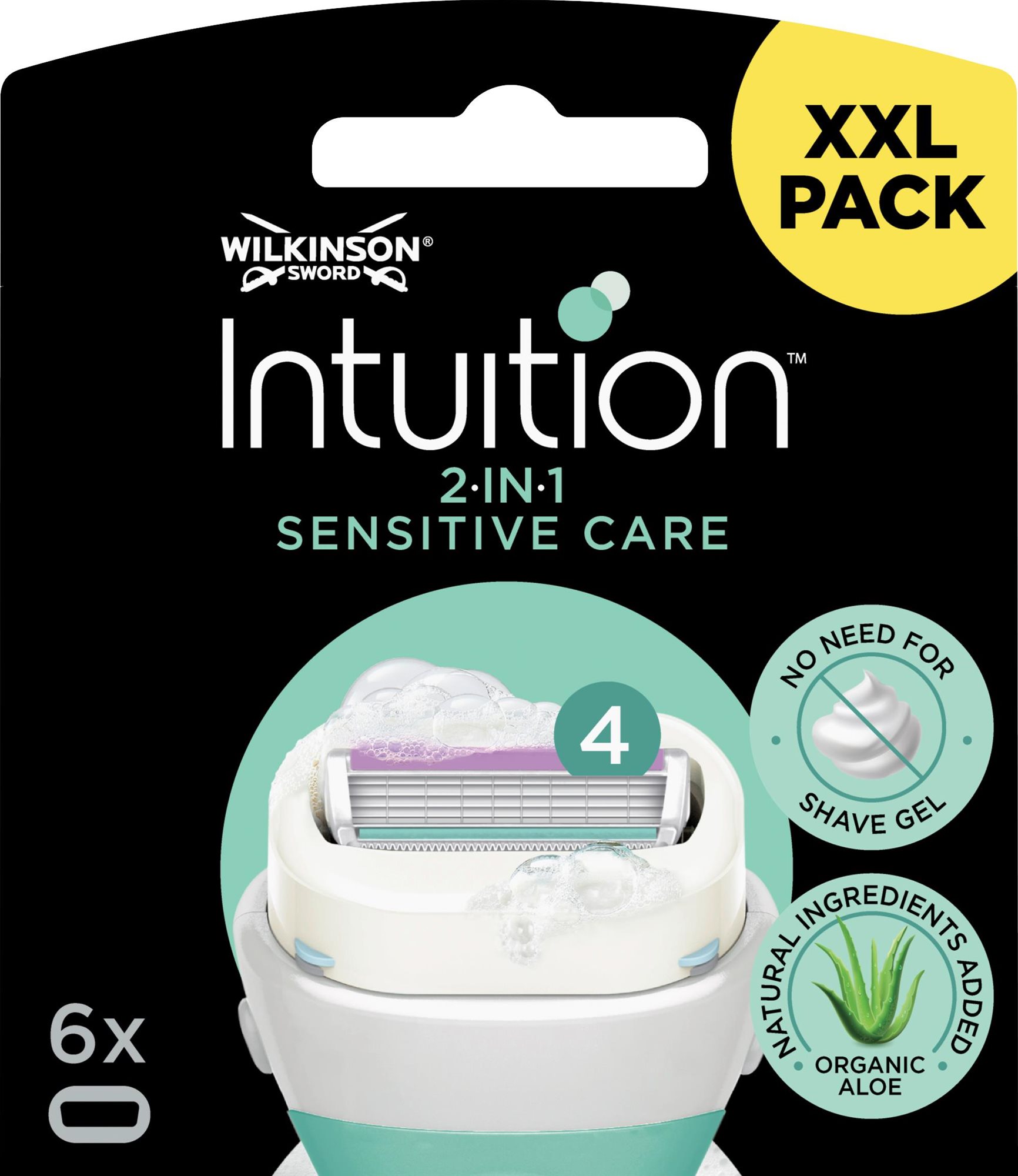 WILKINSON Intuition Sensitive Care náhradné hlavice 6 ks Dámske...