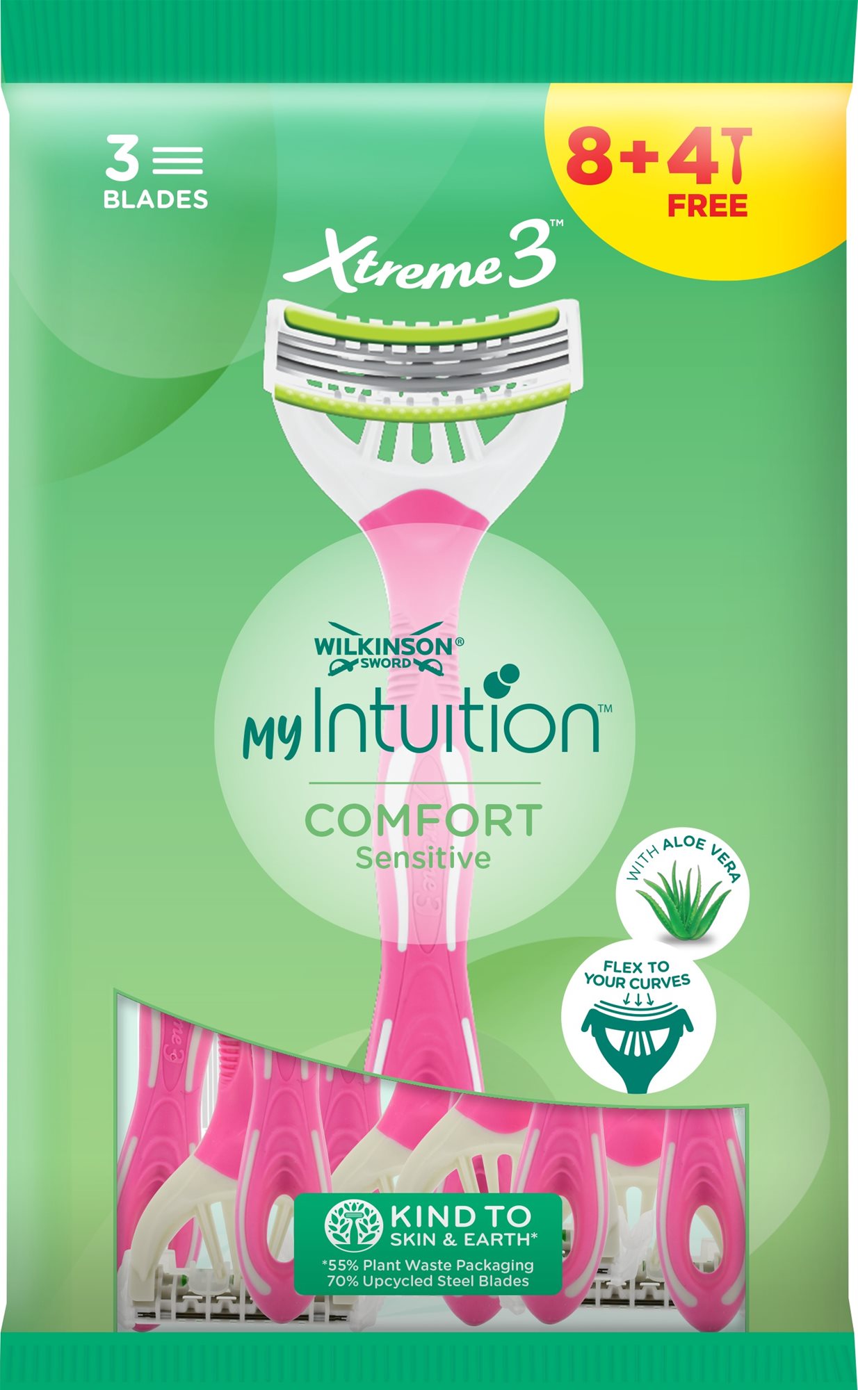 Wilkinson MY Intuition Comfort Sensitive 8+4 Jednorazové dámske...