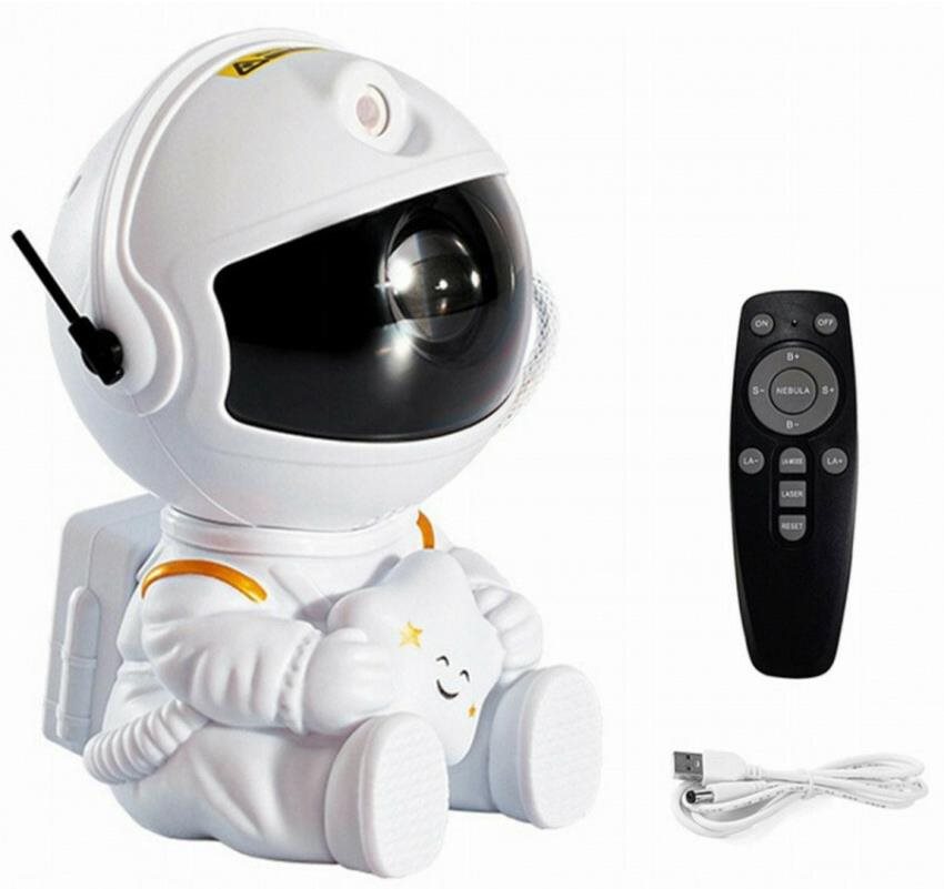 Aga Hviezdny projektor Sediaci astronaut s diaľkovým ovládaním...