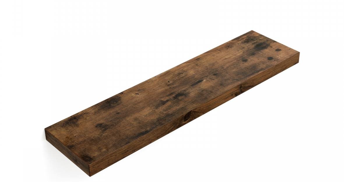 DOCHTMANN Fali polc barna 80 × 20 × 3,8 cm Polc