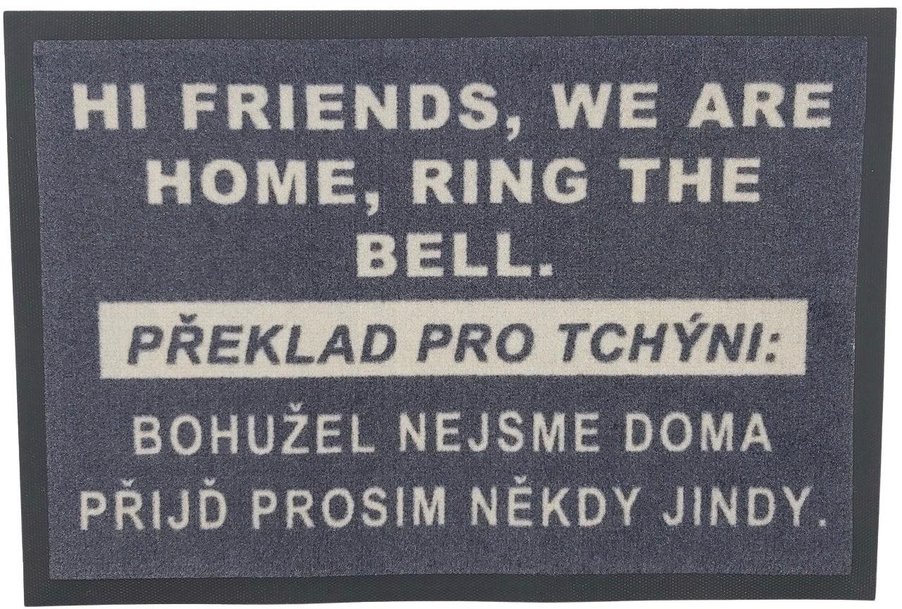 GDmats Rohožka Hi Friends 40 × 60 cm Rohožka