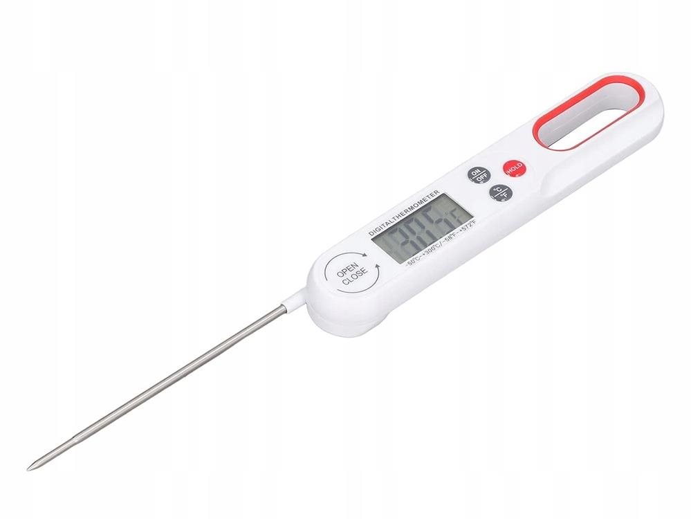 Verk 07176 LCD 300 °C biely Kuchynský teplomer