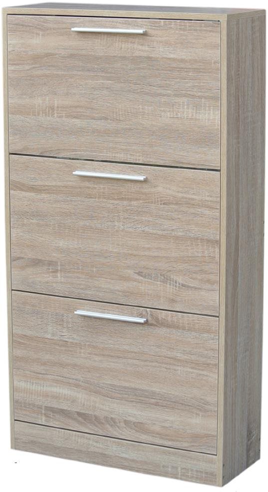 DOCHTMANN zárt cipőtartó 63 × 24 × 117 cm, fa Cipőtartó