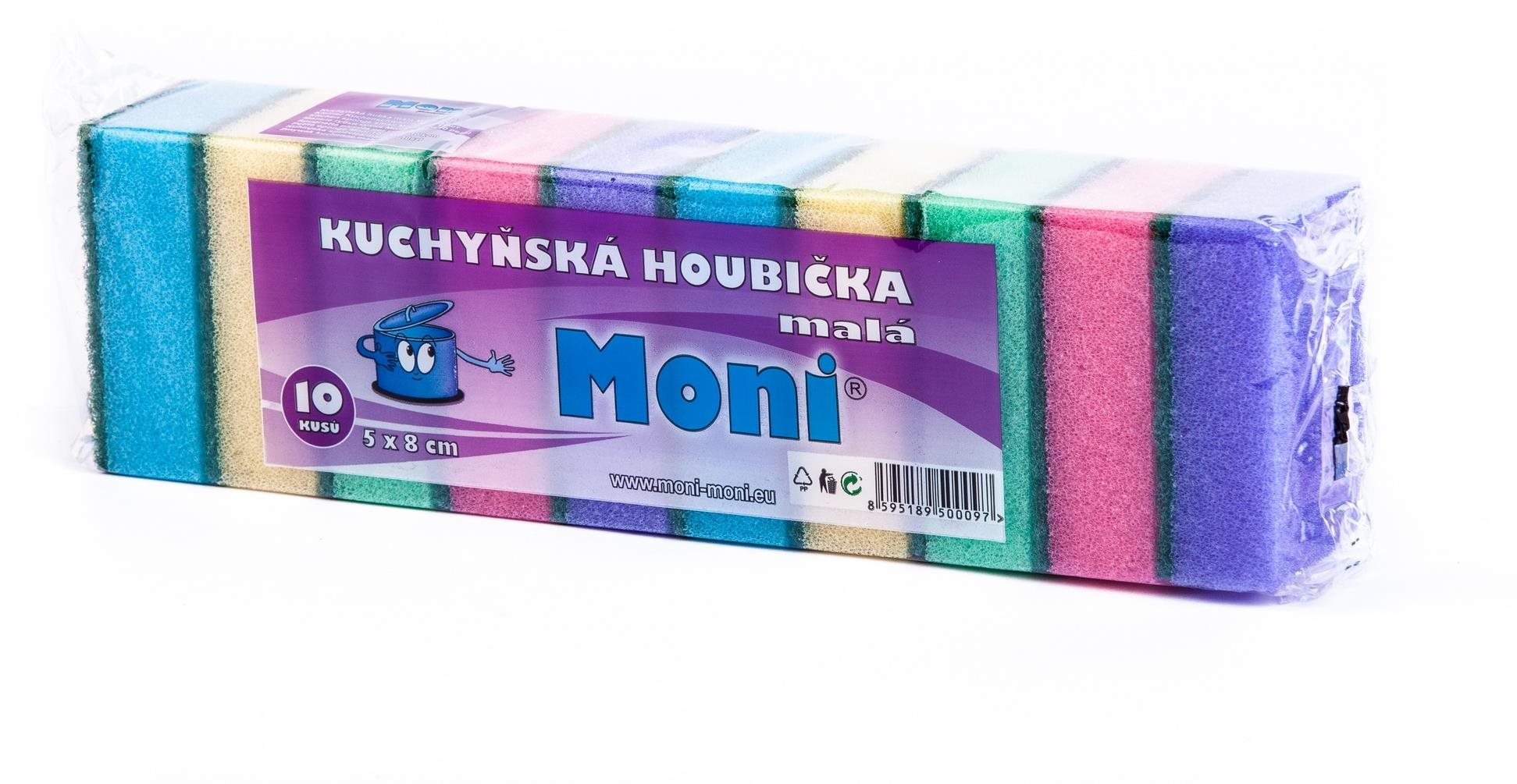 MONI Kuchynská hubka malá 10 ks Špongia