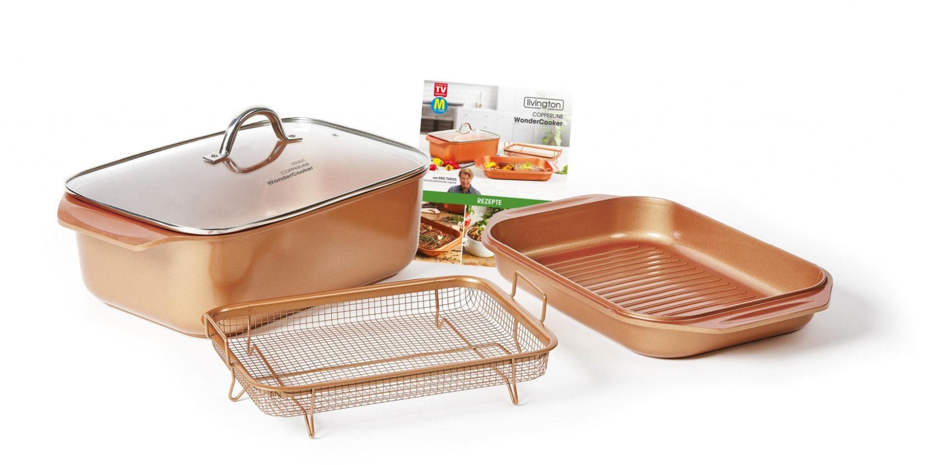 Mediashop Livington Copperline WonderCooker főzőedénykészlet...