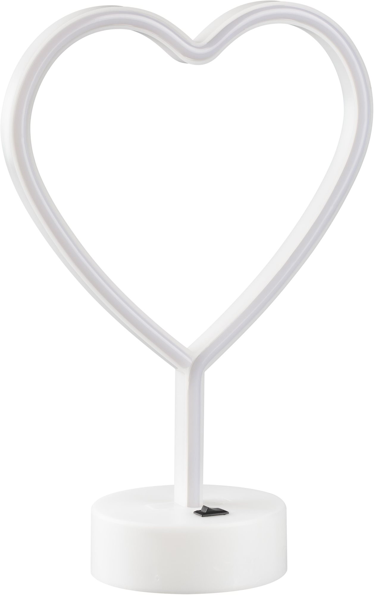 Berger Nočné stolné svetlo Led Neon Heart Stolová lampa