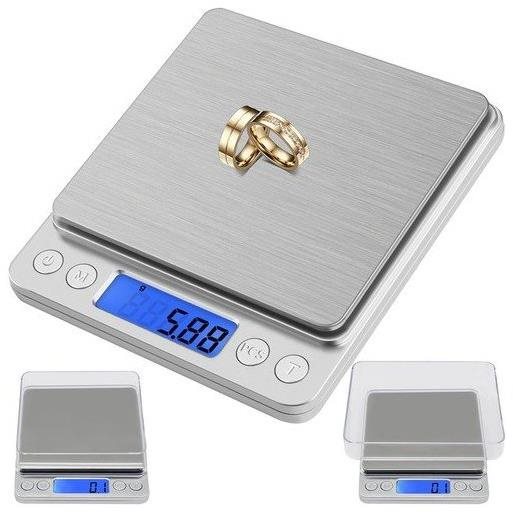 Leventi Kuchynská digitálna váha 0,01 g – 0,5 kg Kuchynská váha