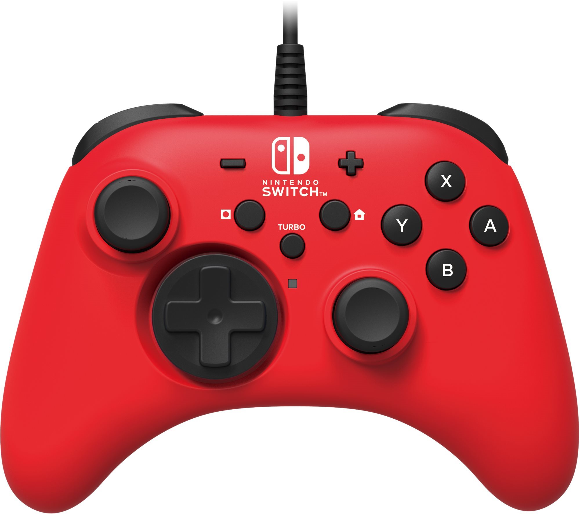 HORIPAD Wired Controller Red - Nintendo Switch Gamepad