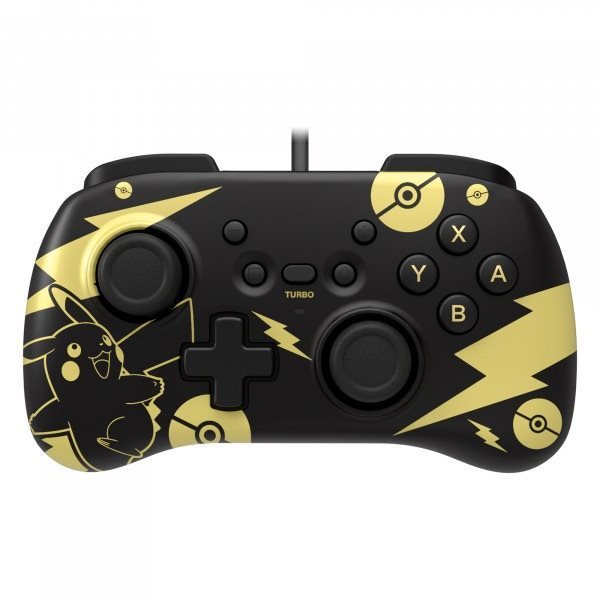 HORIPAD Mini - Pikachu Black Gold Edition - Nintendo Switch Gamepad