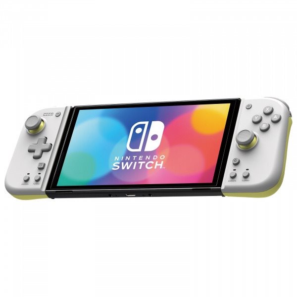 Hori Split Pad Compact - Light Grey/Yellow - Nintendo Switch...