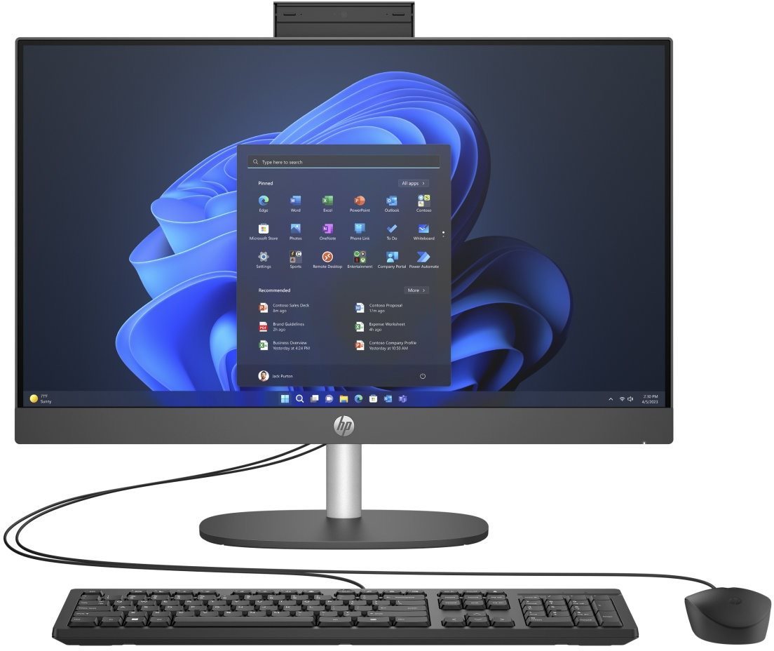 HP ProOne 240 G10 Silver All In One PC