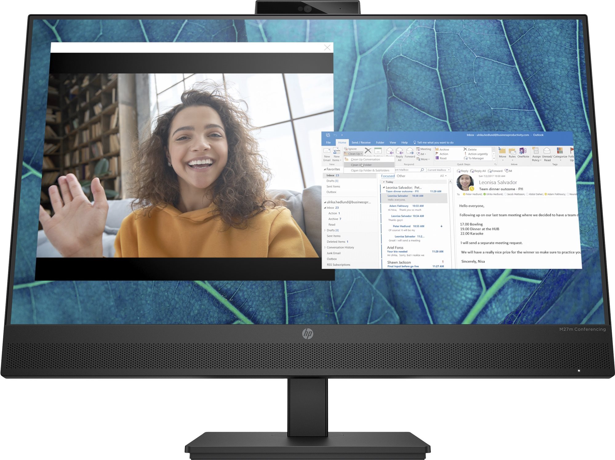 27" HP M27m LCD monitor