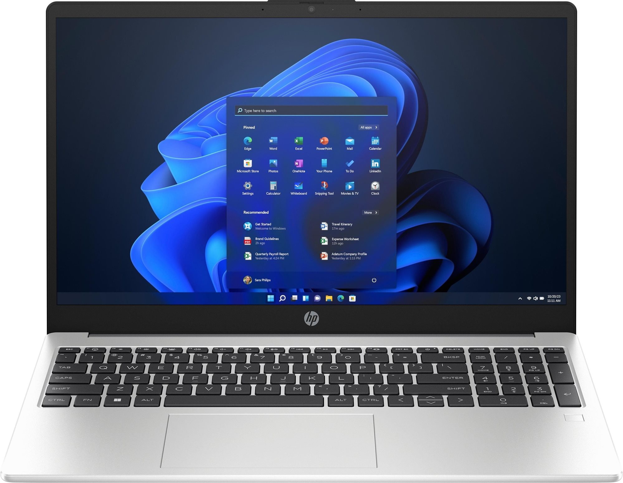 HP 250 G10 Silver Laptop