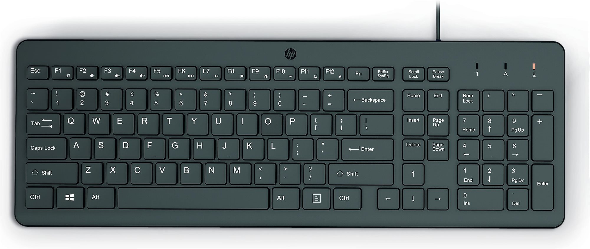 HP 150 Wired Keyboard – CZ/SK Klávesnica