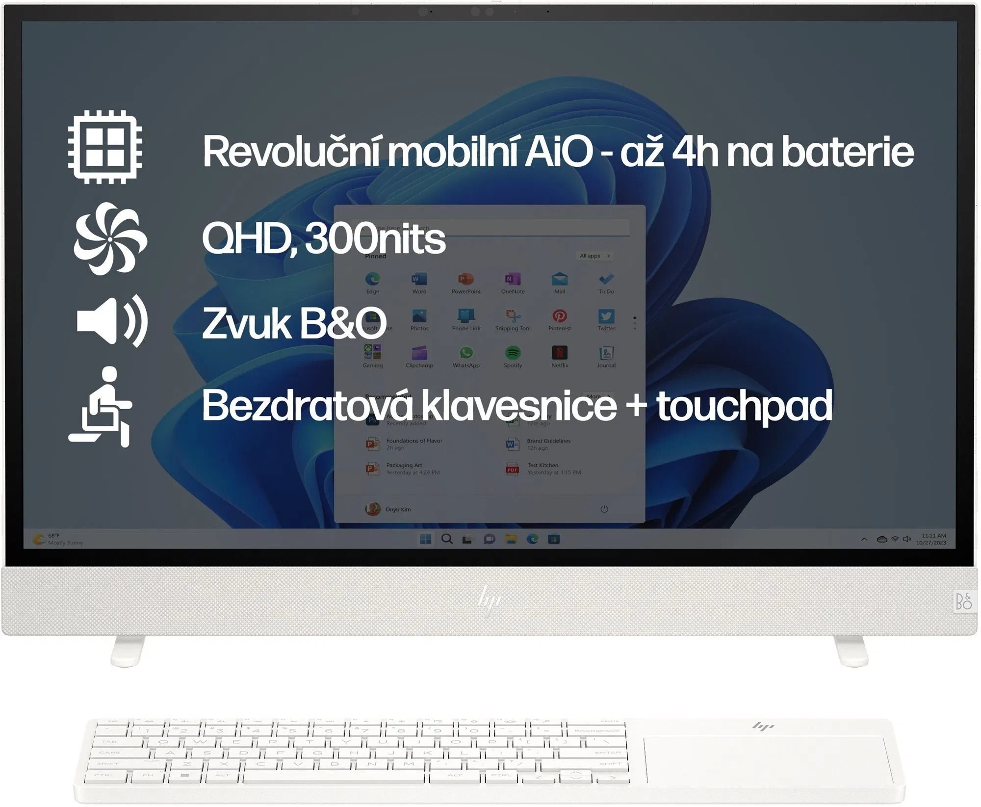 HP Envy Move 24-cs0000nc Shell white All In One PC