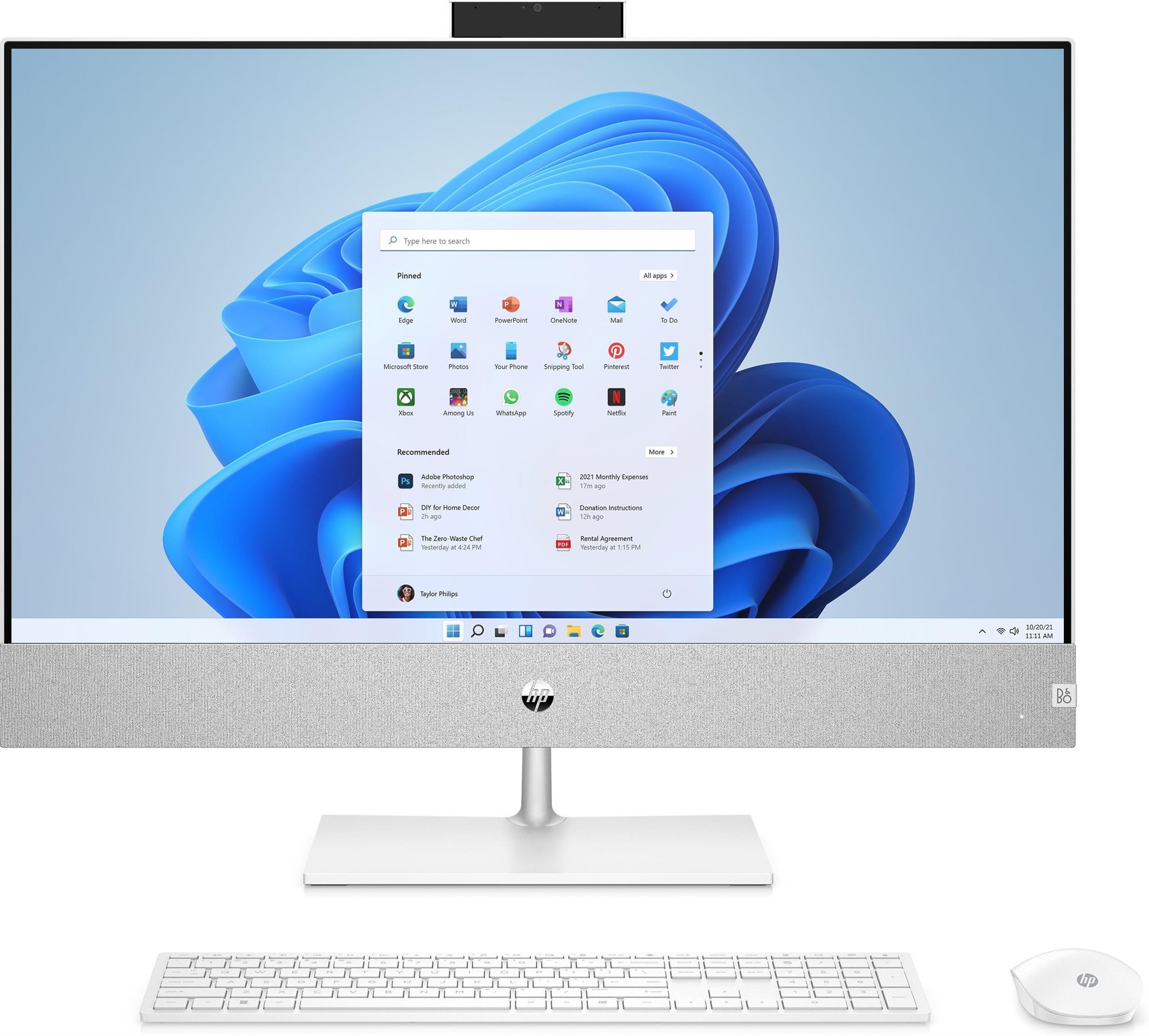HP 27-ca2002nc White All In One PC