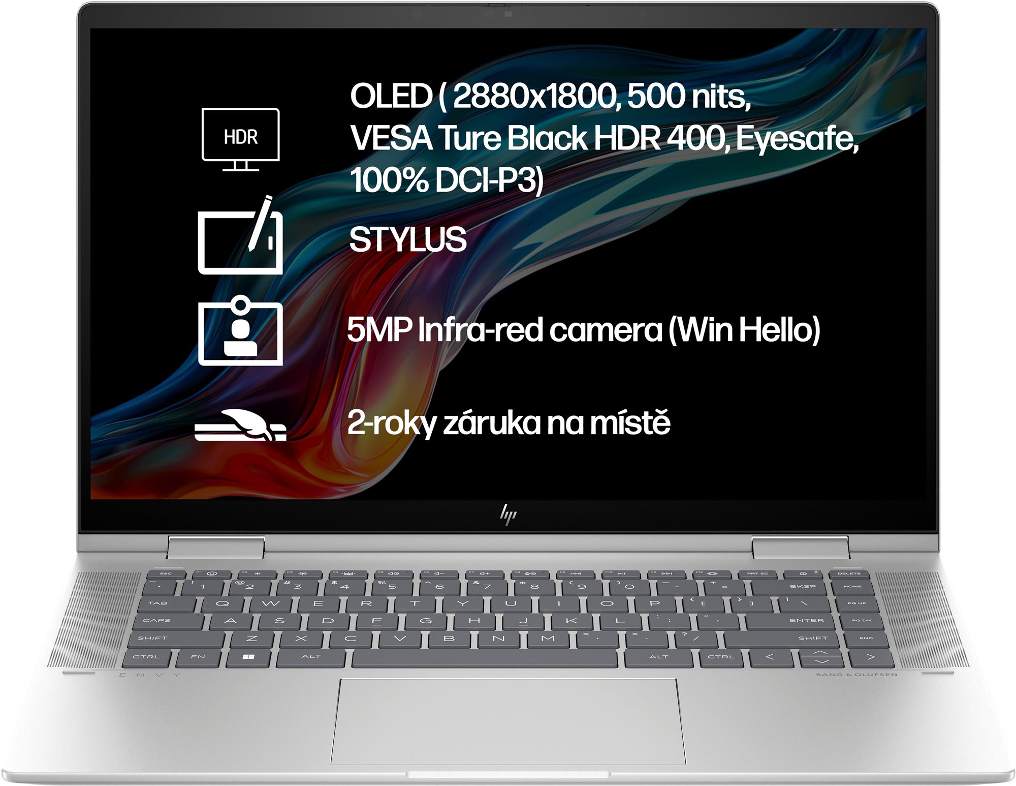 HP ENVY x360 15-fe0433nc Natural Silver Notebook