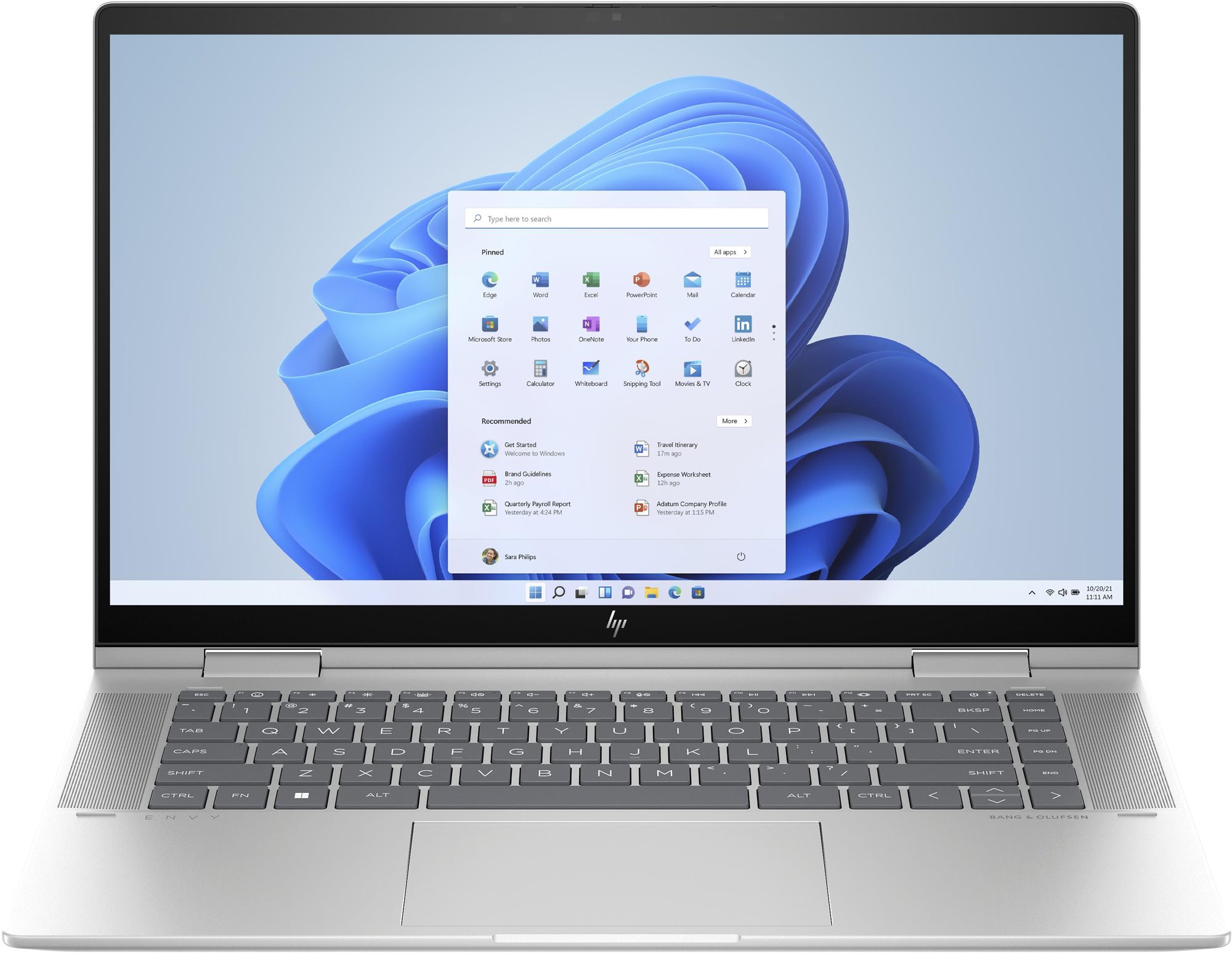 HP ENVY x360 15-fe0002nc Natural Silver Celokovový Tablet PC