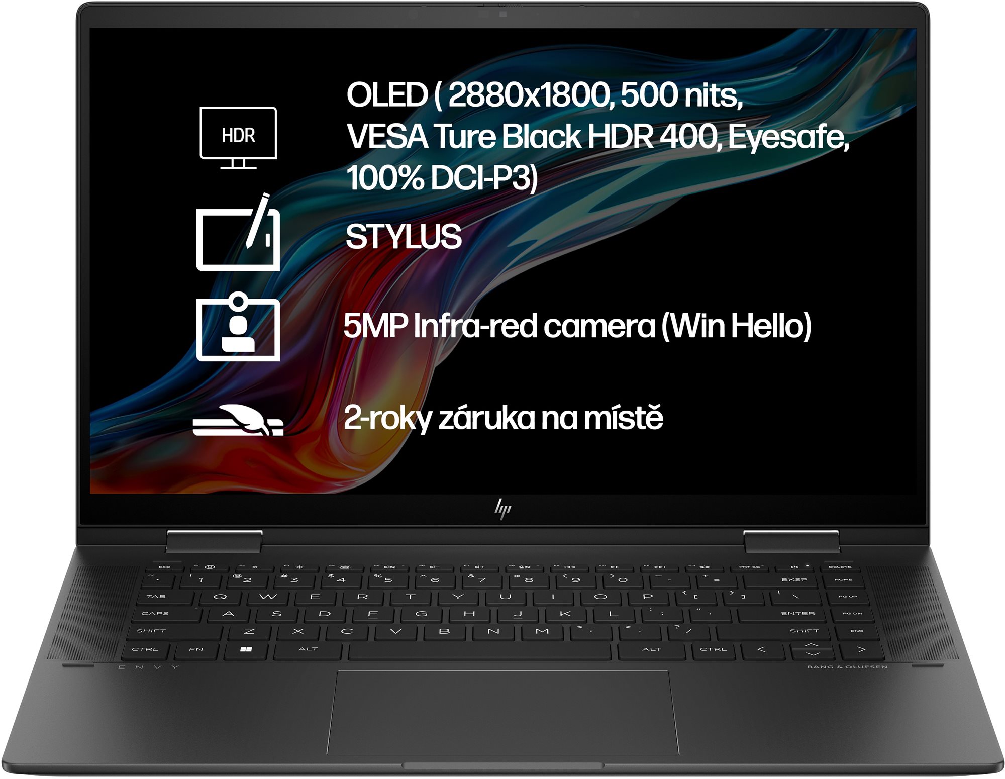 HP ENVY x360 15-fh0000nc Nightfall Black Celokovový Tablet PC