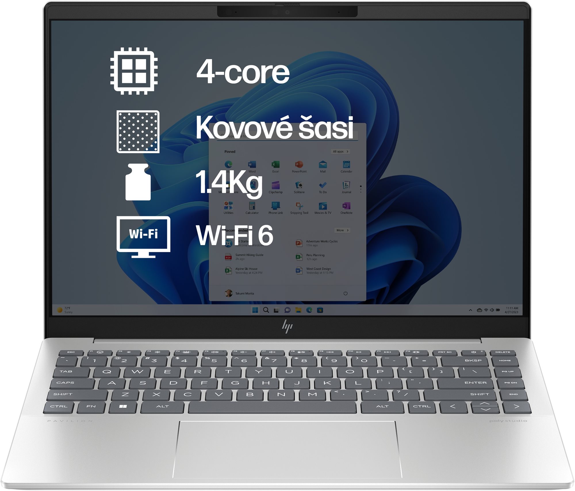 HP 14-em0920nc Natural Silver Notebook