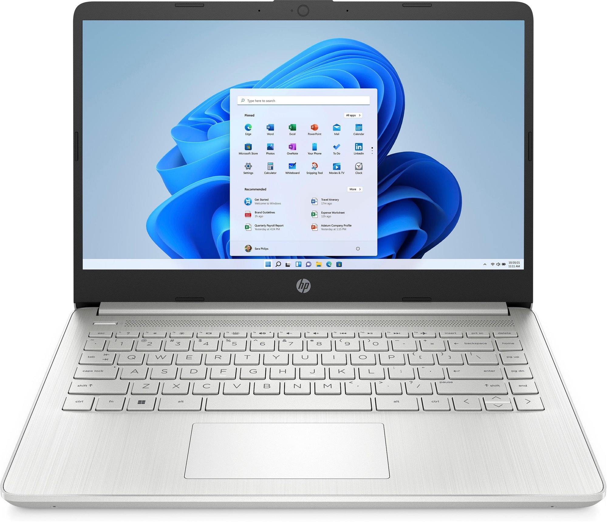 HP 14s-dq5001nc Natural Silver Notebook