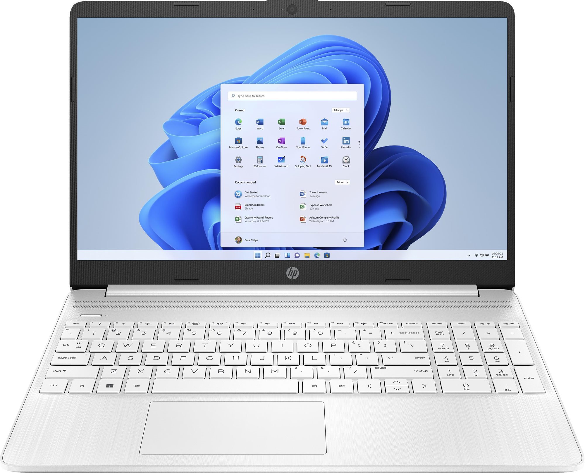 HP 15s-fq5004nc Ceramic White Notebook