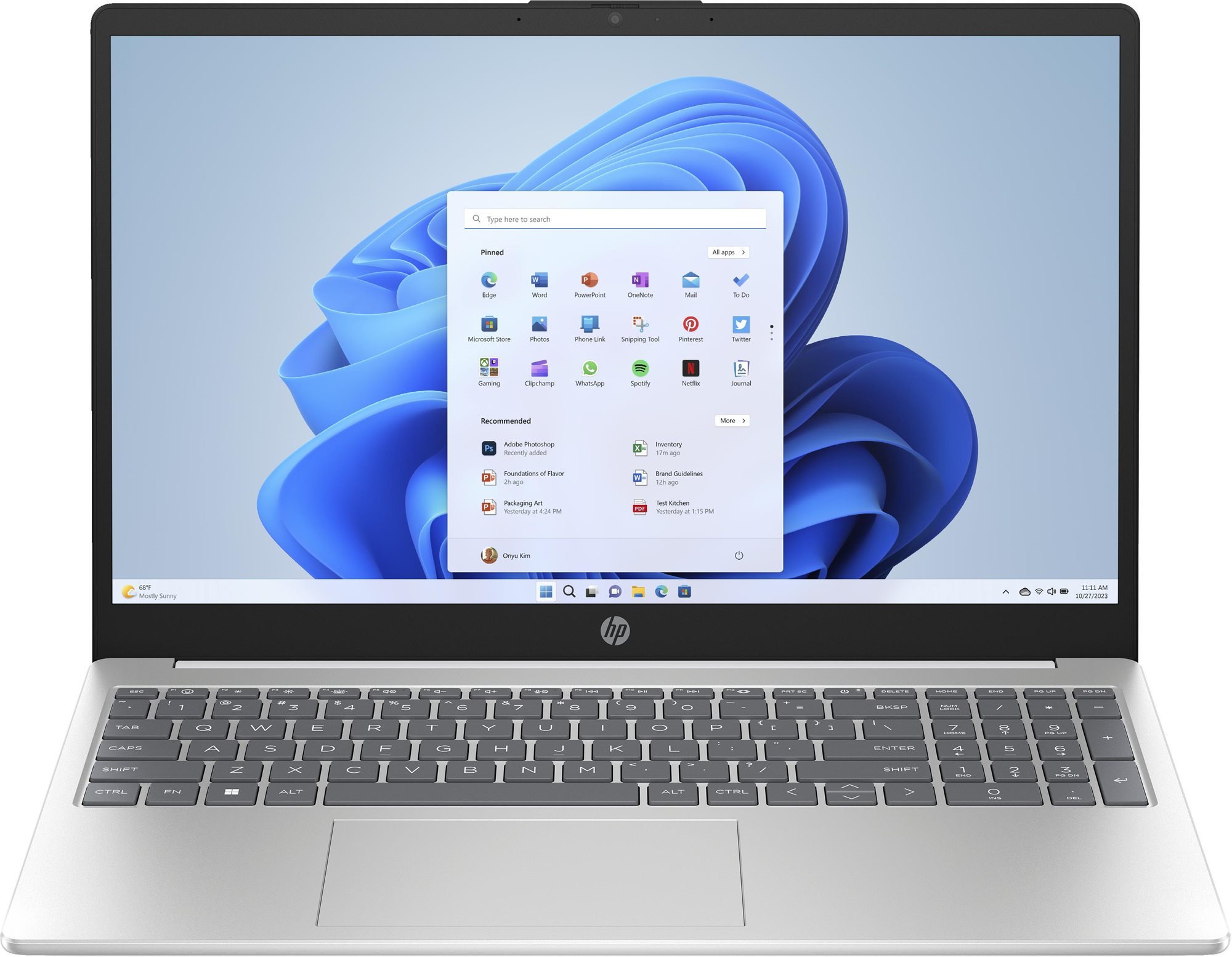 HP 15-fd0930nc White Notebook