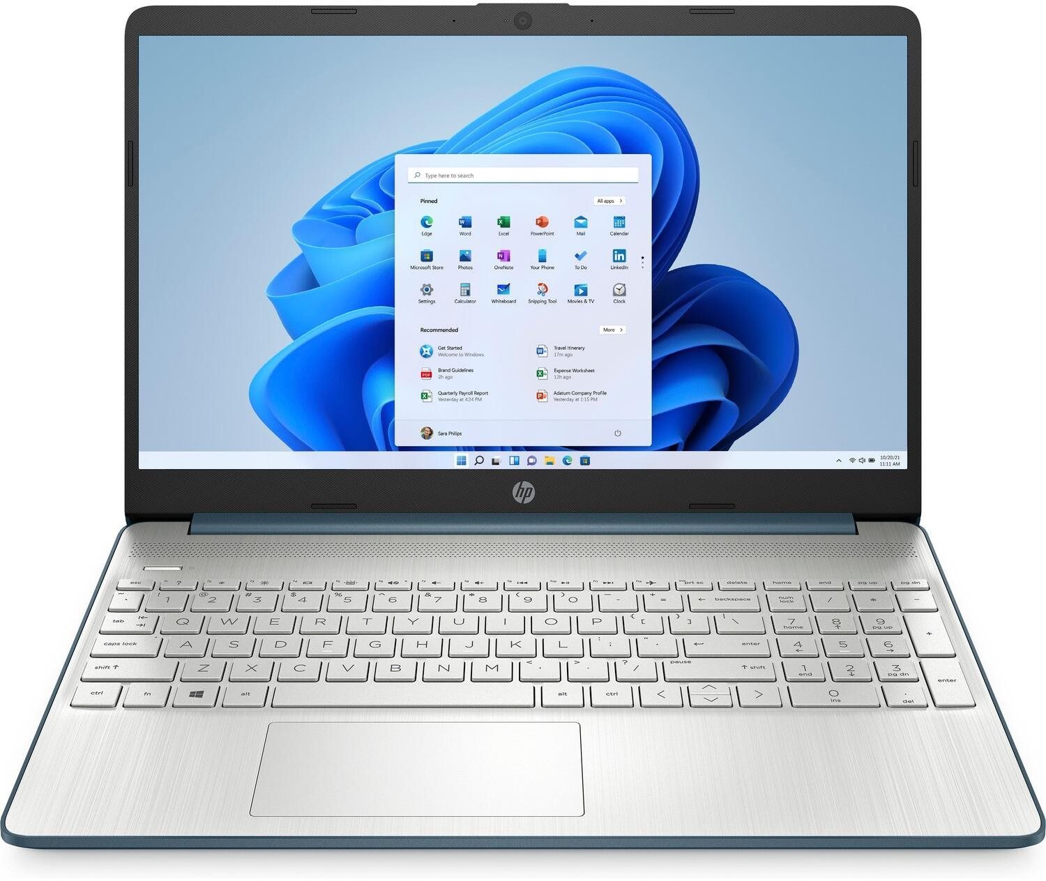 HP 15s-fq5911nc Blue/Silver Notebook
