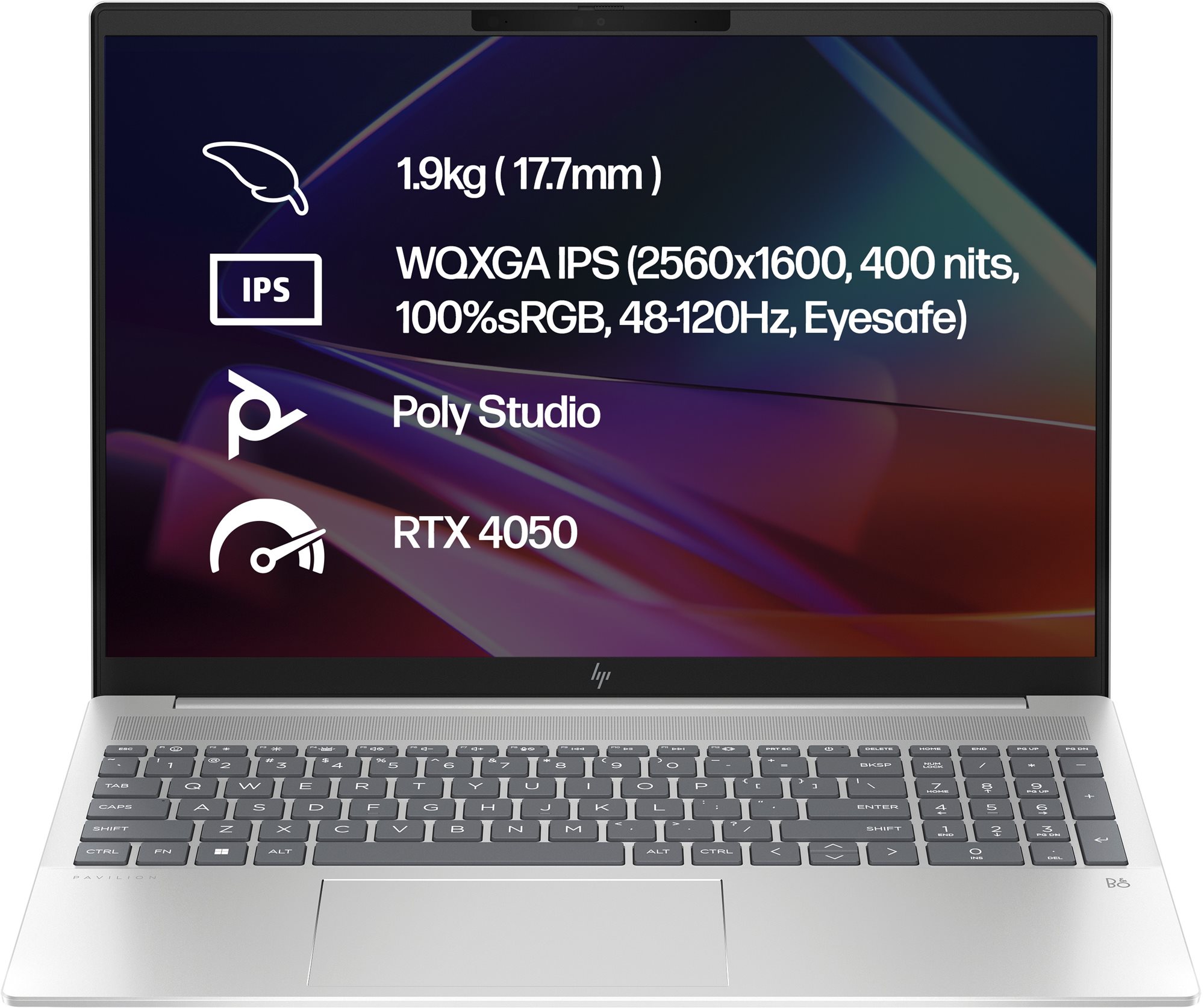 HP Pavilion Plus 16-ab1002nc Natural silver aluminum Notebook